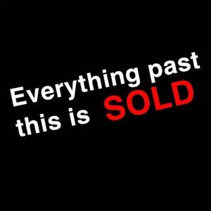 Items below are SOLD